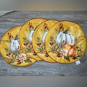 Set of 4-Nicole Miller Fall Placemats